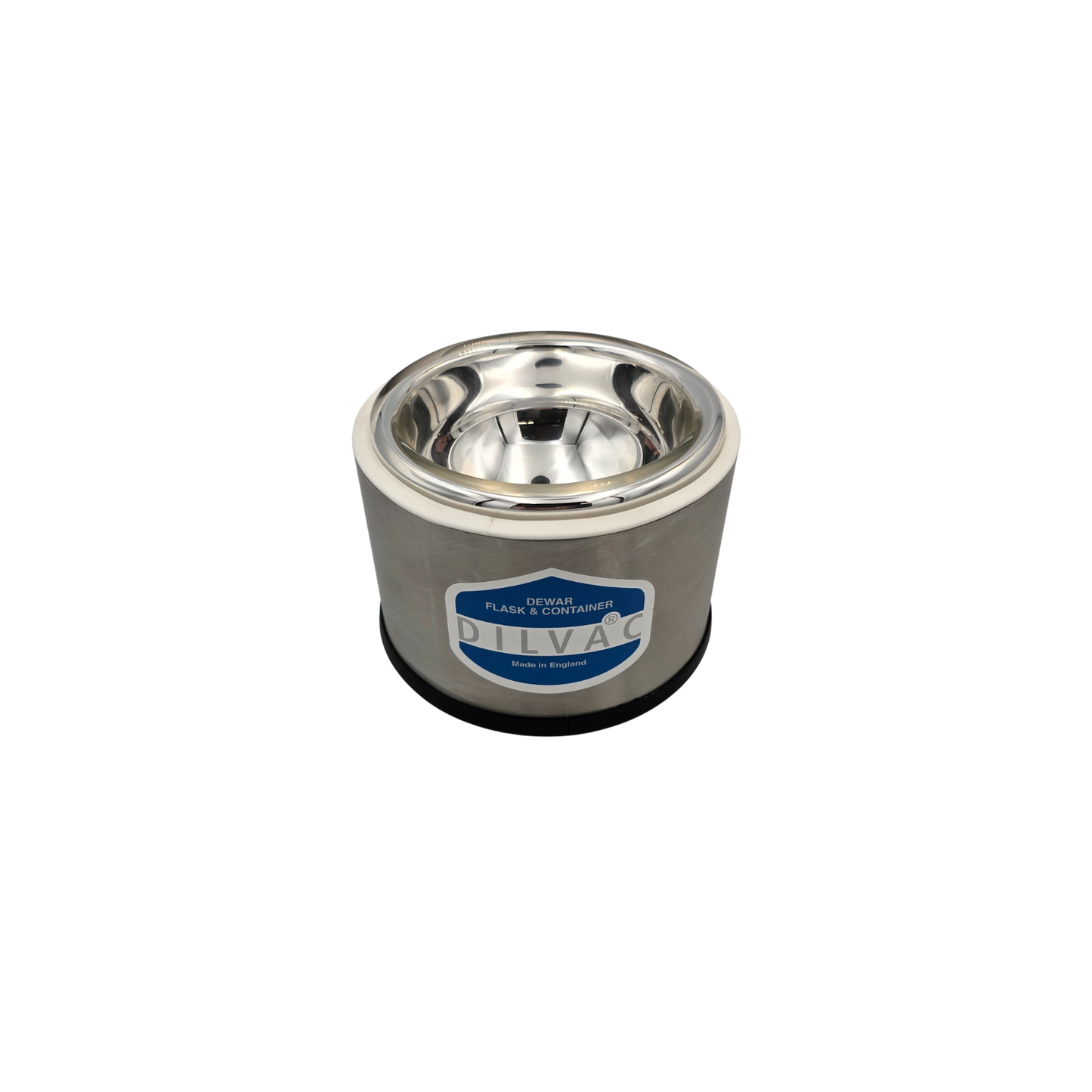 DILVAC SS100SH Stainless Steel Shallow Dewar Flask