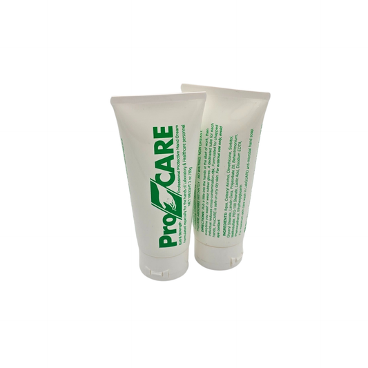 Two ProCARE Professional Protective Hand cream tubes on a white background