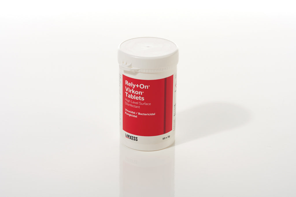 Tub of 50x5g Rely-On Virkon Tablets