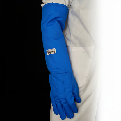 Cryogenic splash protection glove - elbow length