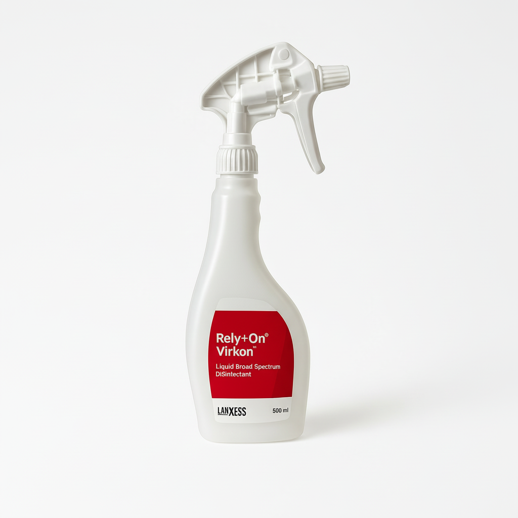 White RelyOn Virkon 500ml spray bottle 